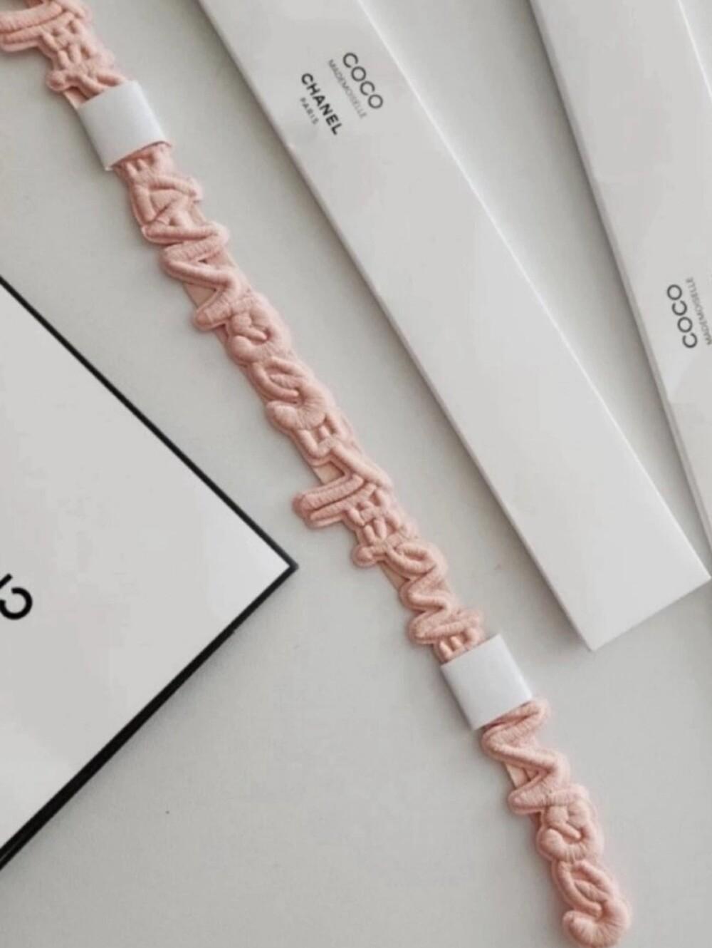 NEW CHANEL Coco Mademoiselle - Embroidery Hair Headband